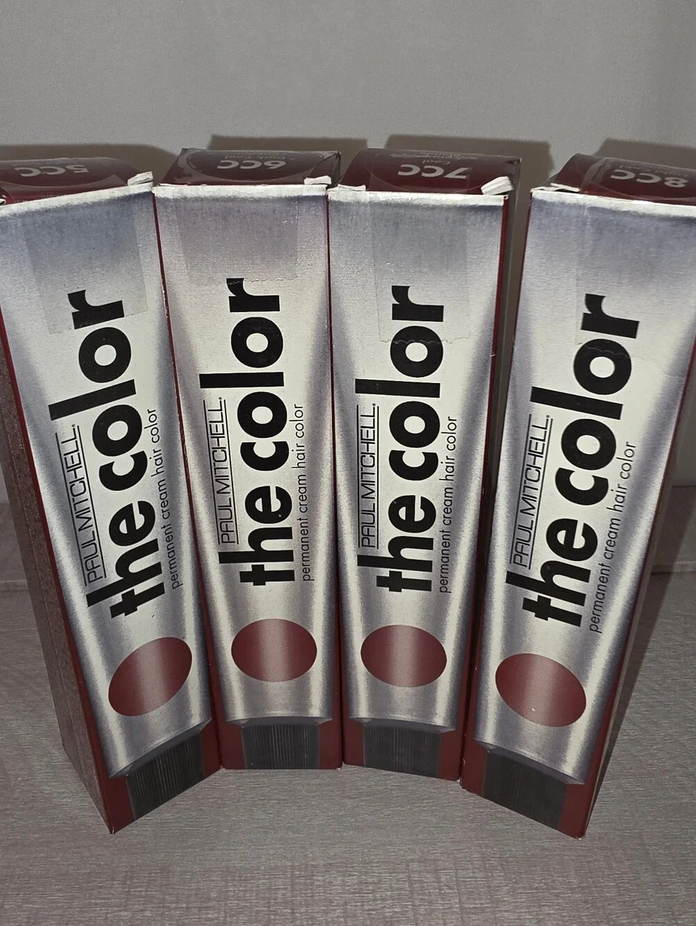 New (4) Paul Mitchell Permanent Cream Hair Color Size 3 fl oz each